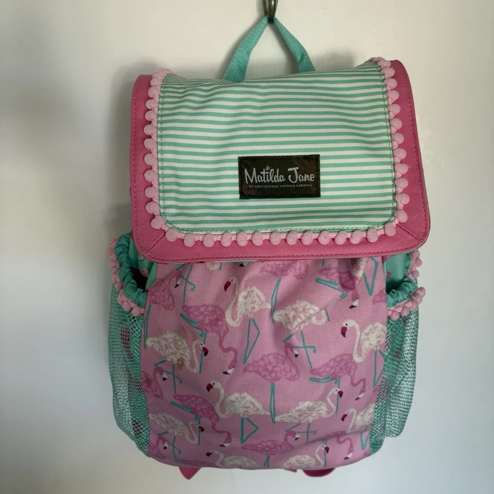 Matilda Jane Enchanted Garden Flamingo Dive All Day Swim Bag backpack 14